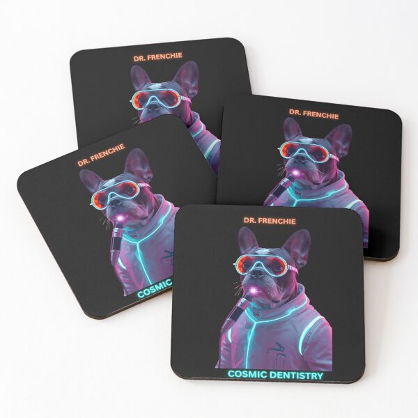 Item preview, French Bulldog Dentist Fixing Galaxy Smiles In Space designed and sold by Canine Cosmos.