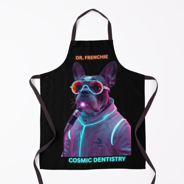 Item preview, French Bulldog Dentist Fixing Galaxy Smiles In Space designed and sold by Canine Cosmos.
