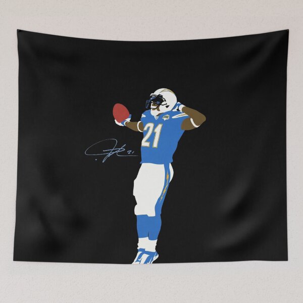 Item preview, LaDainian Tomlinson Chargers #21 Minimalist Tribute Art designed and sold by TheArtOfCar.
