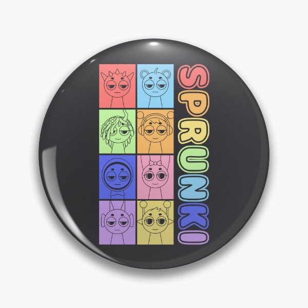 Item preview, Colorful Sprunkies Characters designed and sold by ale21diaz.