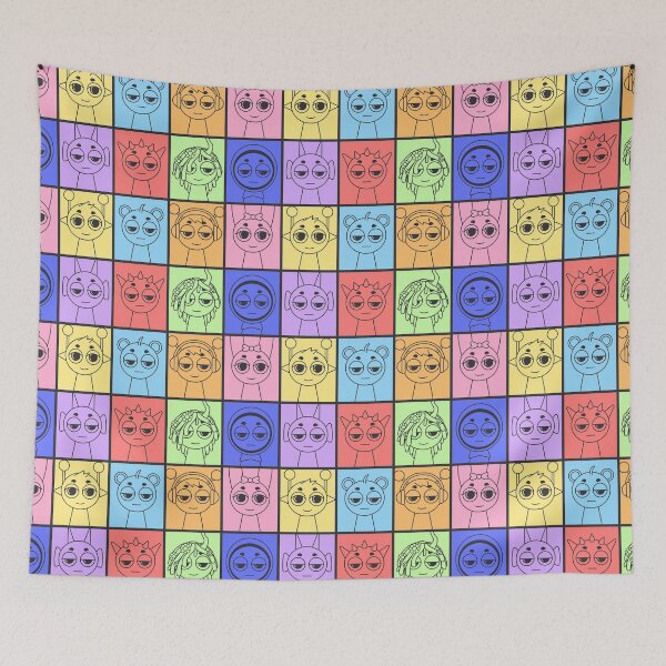 Item preview, Colorful Sprunkies Characters designed and sold by ale21diaz.