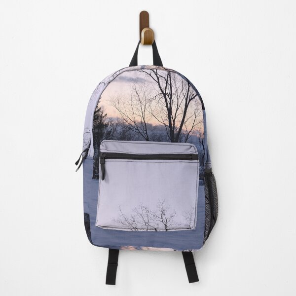 Item preview, Blue Hour Over a Winter Hollow designed and sold by NoRagetsArt.