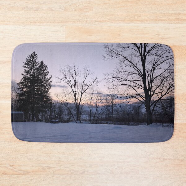 Item preview, Blue Hour Over a Winter Hollow designed and sold by NoRagetsArt.