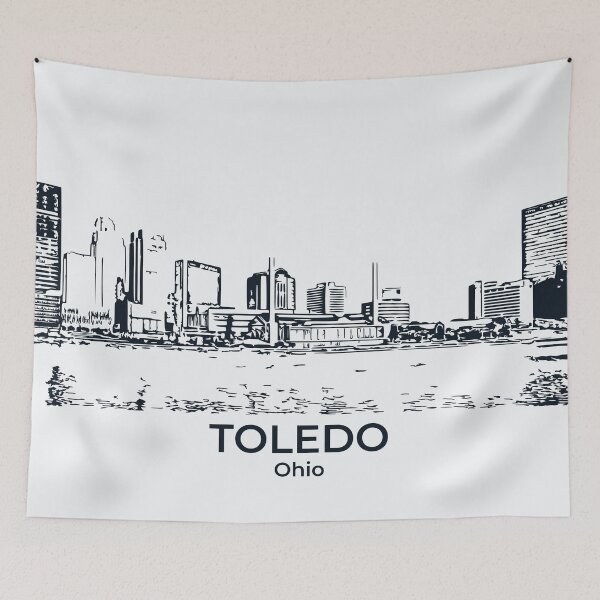 Artikelvorschau, Toledo - Ohio entworfen und verkauft von Lakeric Cityscapes.