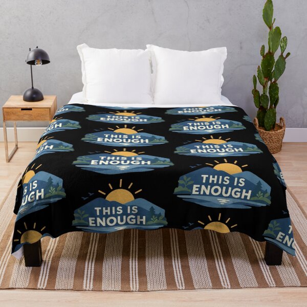 Item preview, This Is Enough Calm Landscape Motivation Design designed and sold by TeeTimeTreasure.