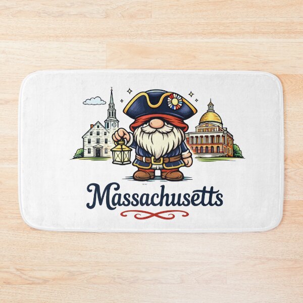 Item preview, Massachusetts Colonial Gnome Lantern Illustration designed and sold by Moriarty's Digital Visions.