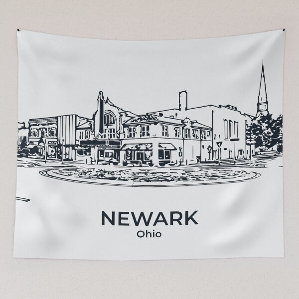 Item preview, Newark - Ohio designed and sold by Lakeric Cityscapes.