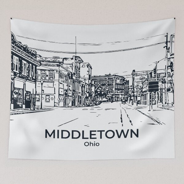Item preview, Middletown - Ohio designed and sold by Lakeric Cityscapes.