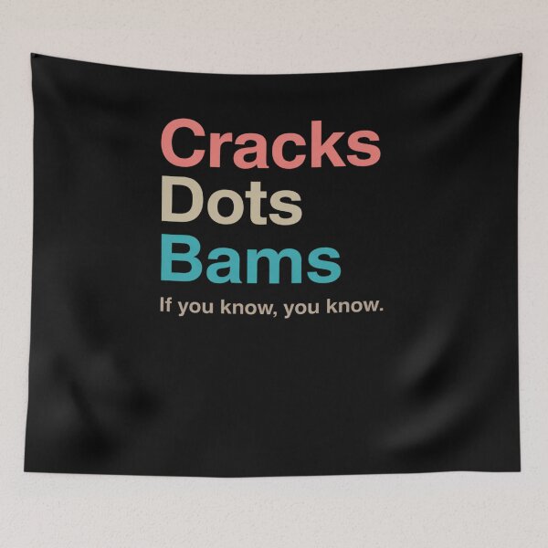 Item preview, Cracks Dots Bams If You Know You Know Mahjong designed and sold by krystalRomanart.