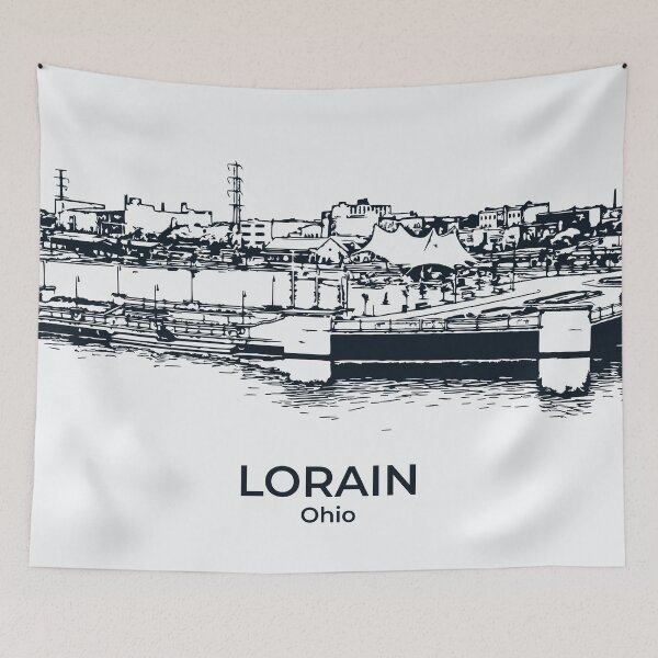 Item preview, Lorain - Ohio designed and sold by Lakeric Cityscapes.