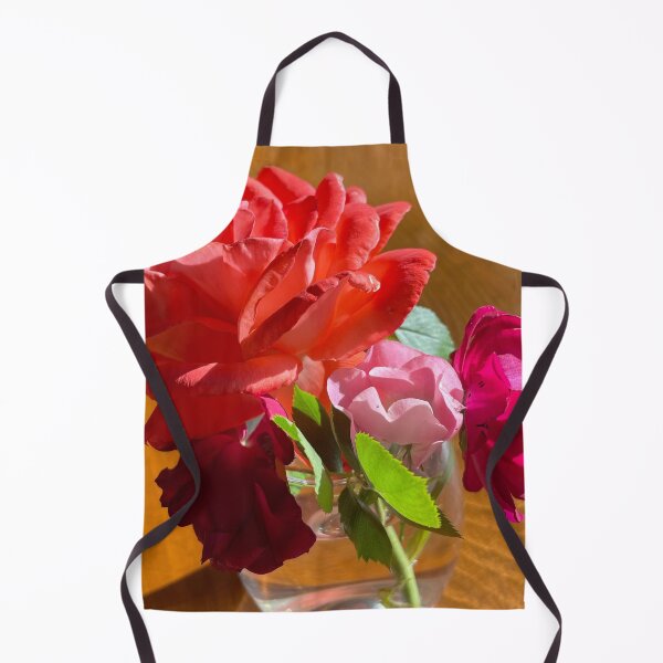 Item preview, Roses in morning sun | fresh cut roses | pink roses | Coral roses | red roses designed and sold by hollycooper.