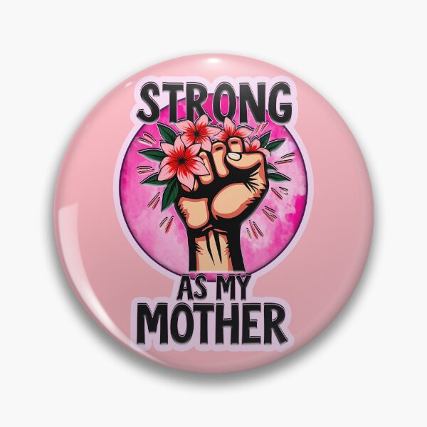 Item preview, Strong as My Mother – Inspirational Mom Design designed and sold by Topoartispp.