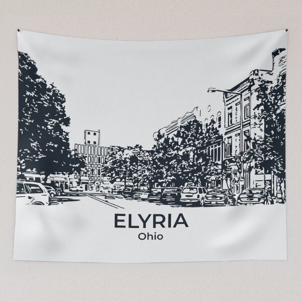 Item preview, Elyria - Ohio designed and sold by Lakeric Cityscapes.