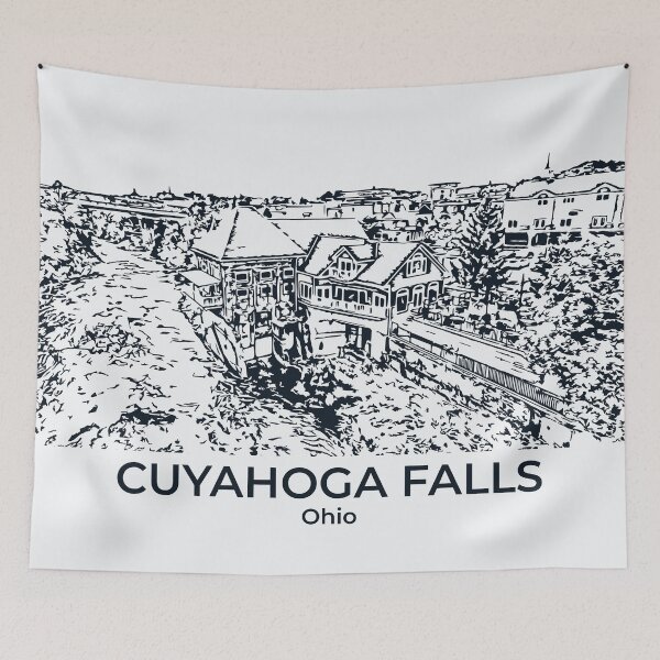Item preview, Cuyahoga Falls - Ohio designed and sold by Lakeric Cityscapes.