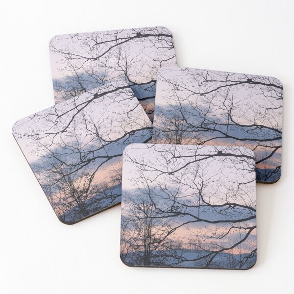 Item preview, Winter Twilight Through Bare Branches designed and sold by NoRagetsArt.