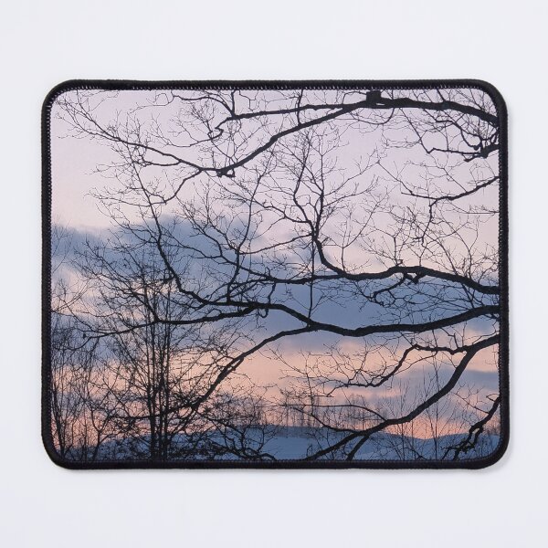 Item preview, Winter Twilight Through Bare Branches designed and sold by NoRagetsArt.