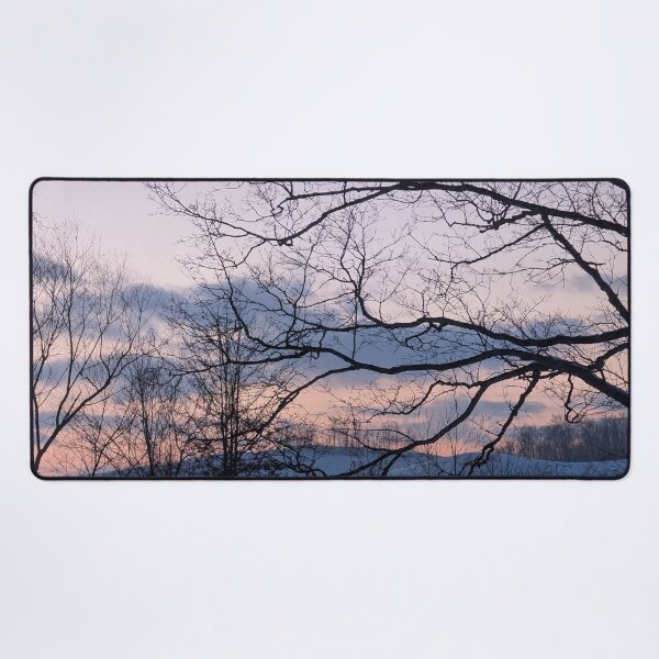 Item preview, Winter Twilight Through Bare Branches designed and sold by NoRagetsArt.