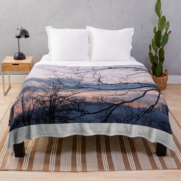 Item preview, Winter Twilight Through Bare Branches designed and sold by NoRagetsArt.