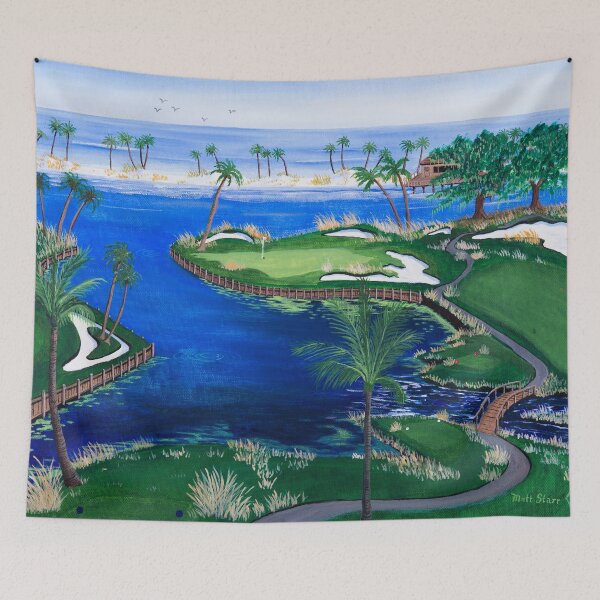 Item preview, 18th Hole at the Beach  designed and sold by Matt Starr Fine Art .
