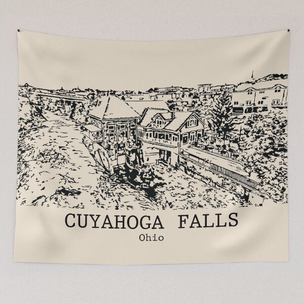 Item preview, Cuyahoga Falls - Ohio designed and sold by Lakeric Cityscapes.