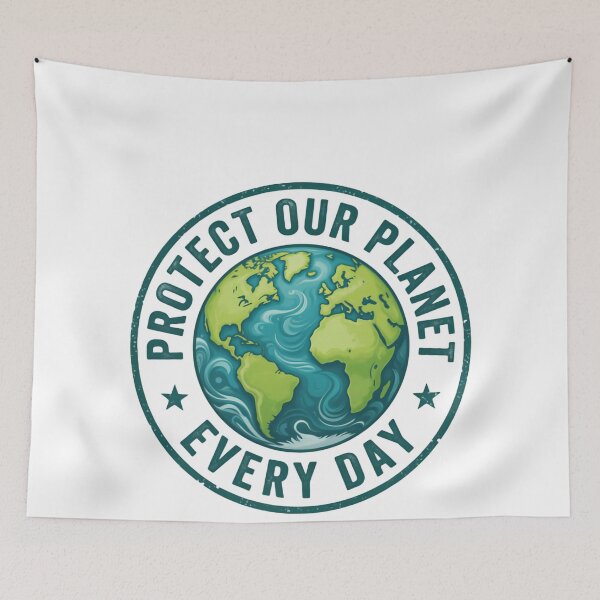 Item preview, Save The Planet Protect Our Planet Every Day Through Responsible Living designed and sold by SkeletonsDanger.