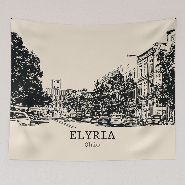 Item preview, Elyria - Ohio designed and sold by Lakeric Cityscapes.
