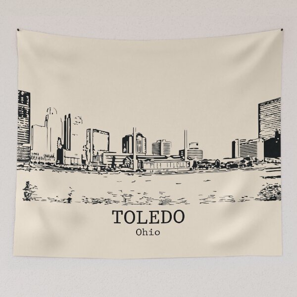 Artikelvorschau, Toledo - Ohio entworfen und verkauft von Lakeric Cityscapes.