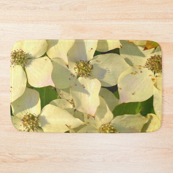 Item preview, Vintage cream yellow florals photo | dogwood | white and green floral  | magnolia tree  designed and sold by hollycooper.