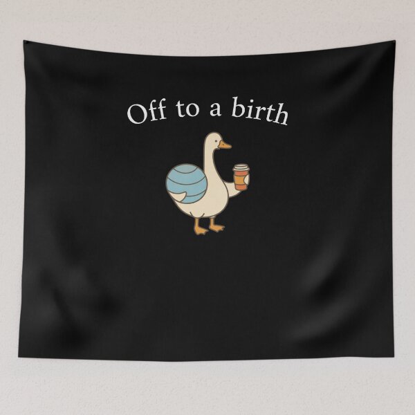 Item preview, Off To A Birth Goose designed and sold by krystalRomanart.