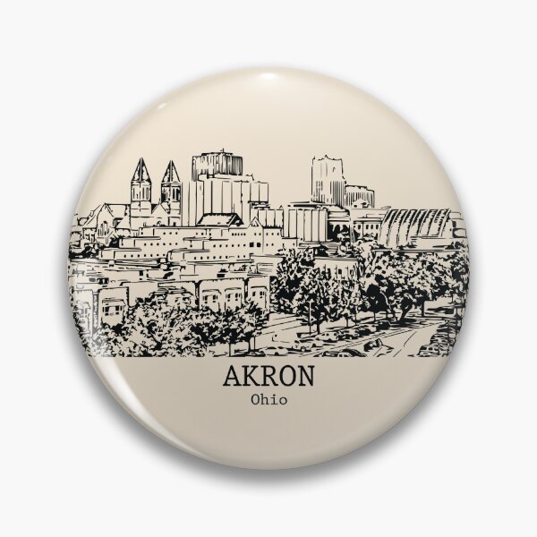Item preview, Akron - Ohio designed and sold by Lakeric Cityscapes.