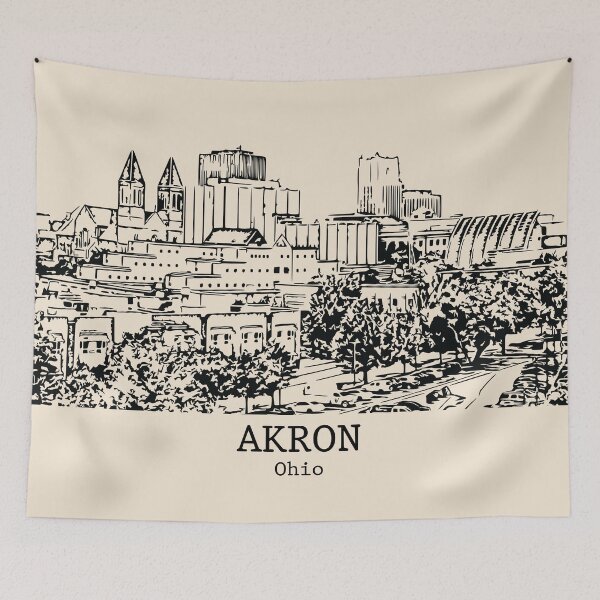 Item preview, Akron - Ohio designed and sold by Lakeric Cityscapes.