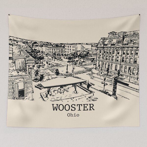 Item preview, Wooster - Ohio designed and sold by Lakeric Cityscapes.