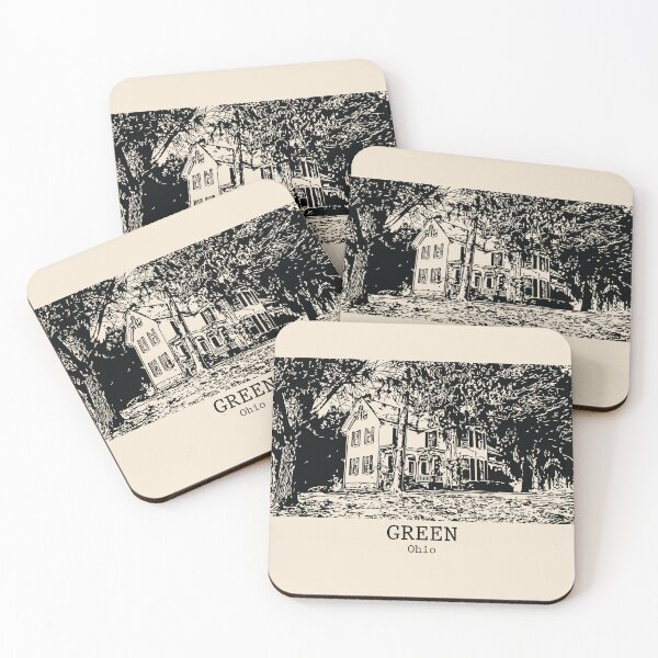 Item preview, Green - Ohio designed and sold by Lakeric Cityscapes.