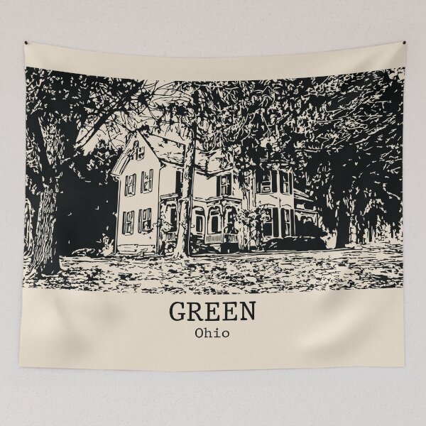 Item preview, Green - Ohio designed and sold by Lakeric Cityscapes.