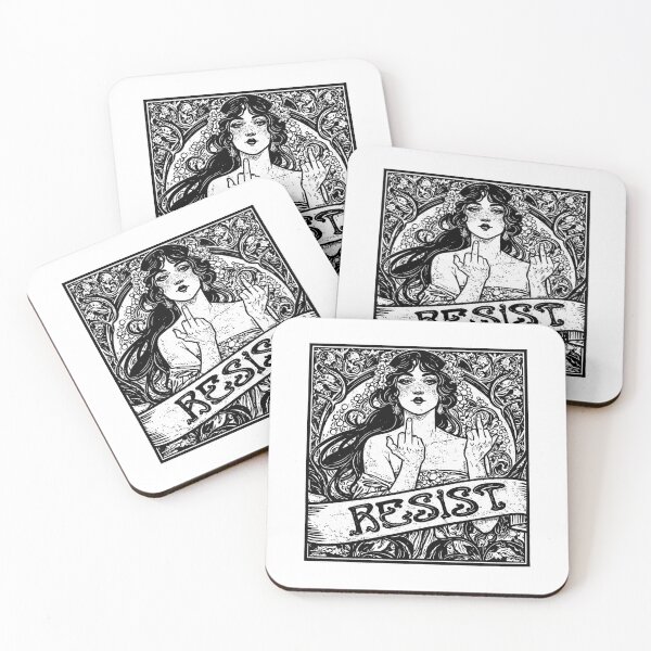 Item preview, Resist Art Nouveau, Feminist Protest, Social Justice Rally designed and sold by borenclolahroy.