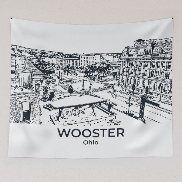 Item preview, Wooster - Ohio designed and sold by Lakeric Cityscapes.