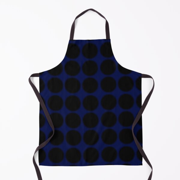 Item preview, Retro vintage dot pattern | Navy blue and black polka dots designed and sold by hollycooper.
