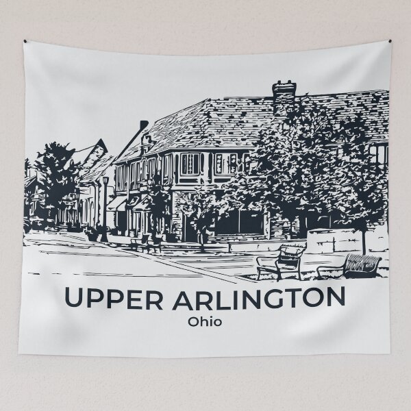 Artikelvorschau, Oberes Arlington – Ohio entworfen und verkauft von Lakeric Cityscapes.