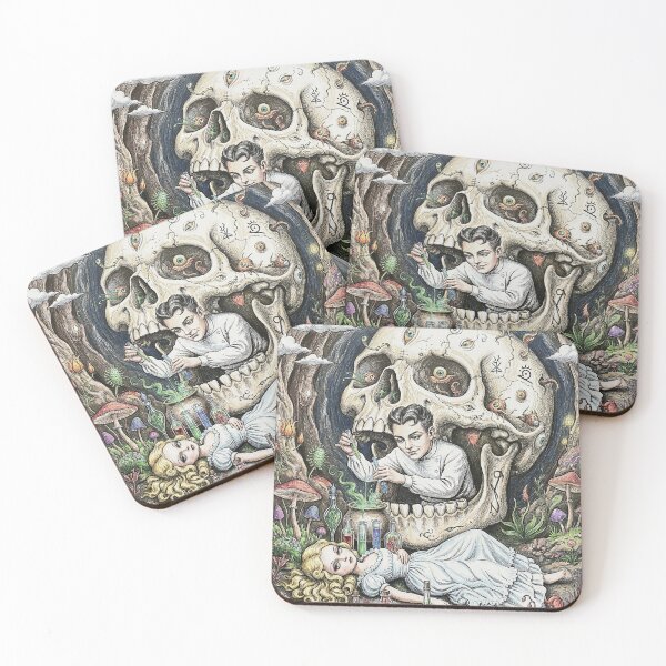 Item preview, The AlcThe Alchemist Beneath the Skull designed and sold by graficsfx.