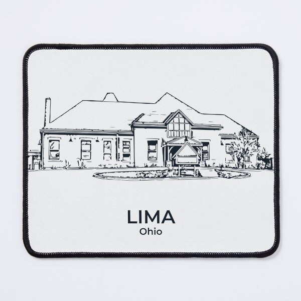Item preview, Lima - Ohio designed and sold by Lakeric Cityscapes.