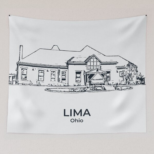 Item preview, Lima, Ohio designed and sold by Lakeric Cityscapes.
