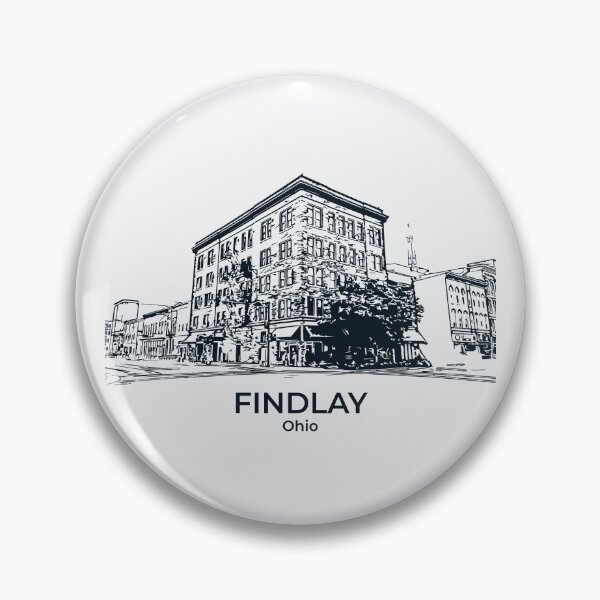 Artikelvorschau, Findlay - Ohio entworfen und verkauft von Lakeric Cityscapes.