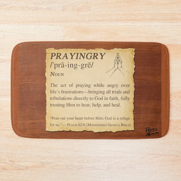 Item preview, Prayingry Defined - Praying Through Anger designed and sold by Pastor Reeves Studio.