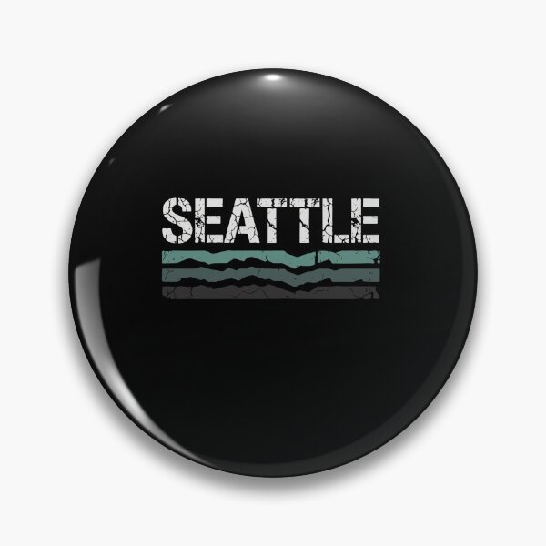 Item preview, Seattle Washington Three Stripe Vintage Weathered designed and sold by PopStars1993.