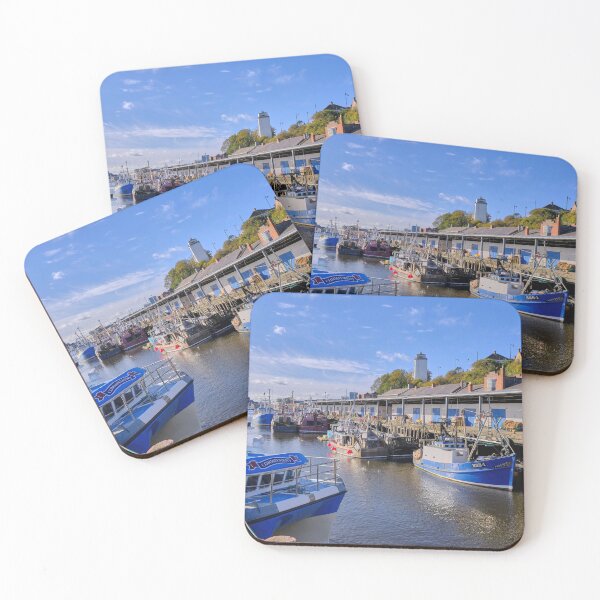 Item preview, Fishing Boats at North Shields Fish Quay designed and sold by Violaman.