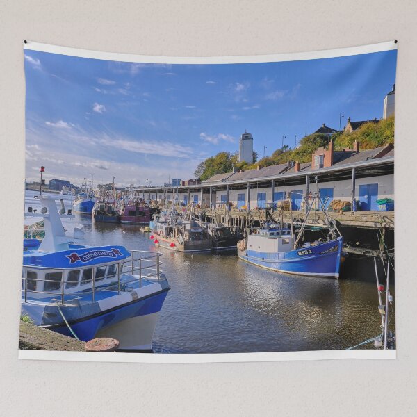 Item preview, Fishing Boats at North Shields Fish Quay designed and sold by Violaman.