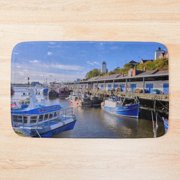 Item preview, Fishing Boats at North Shields Fish Quay designed and sold by Violaman.