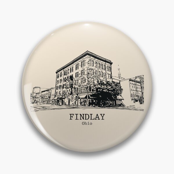 Artikelvorschau, Findlay - Ohio entworfen und verkauft von Lakeric Cityscapes.