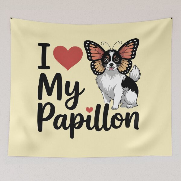 Item preview, I love my Papillon designed and sold by Pixel Palace.