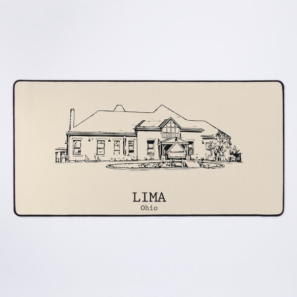 Item preview, Lima - Ohio designed and sold by Lakeric Cityscapes.